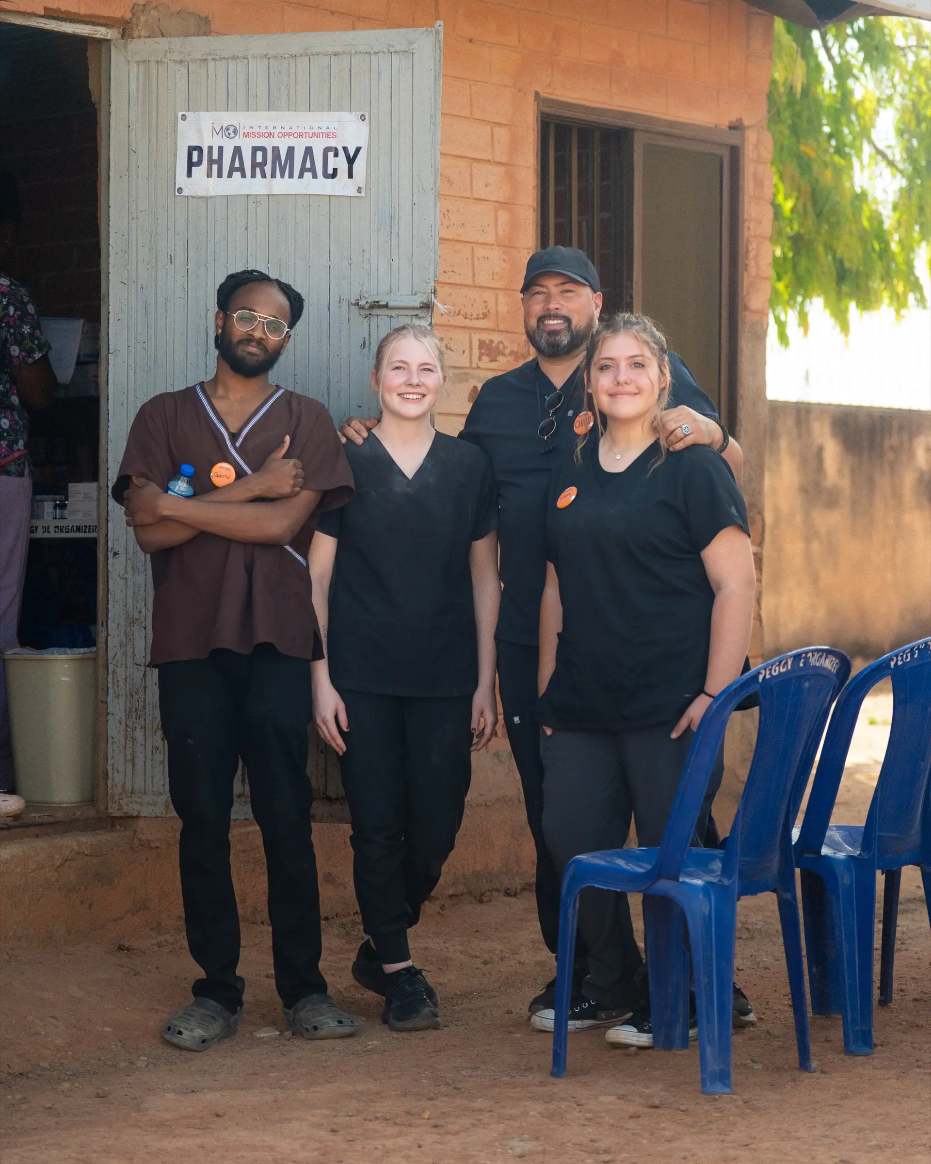 A Rock mission team serving together overseas