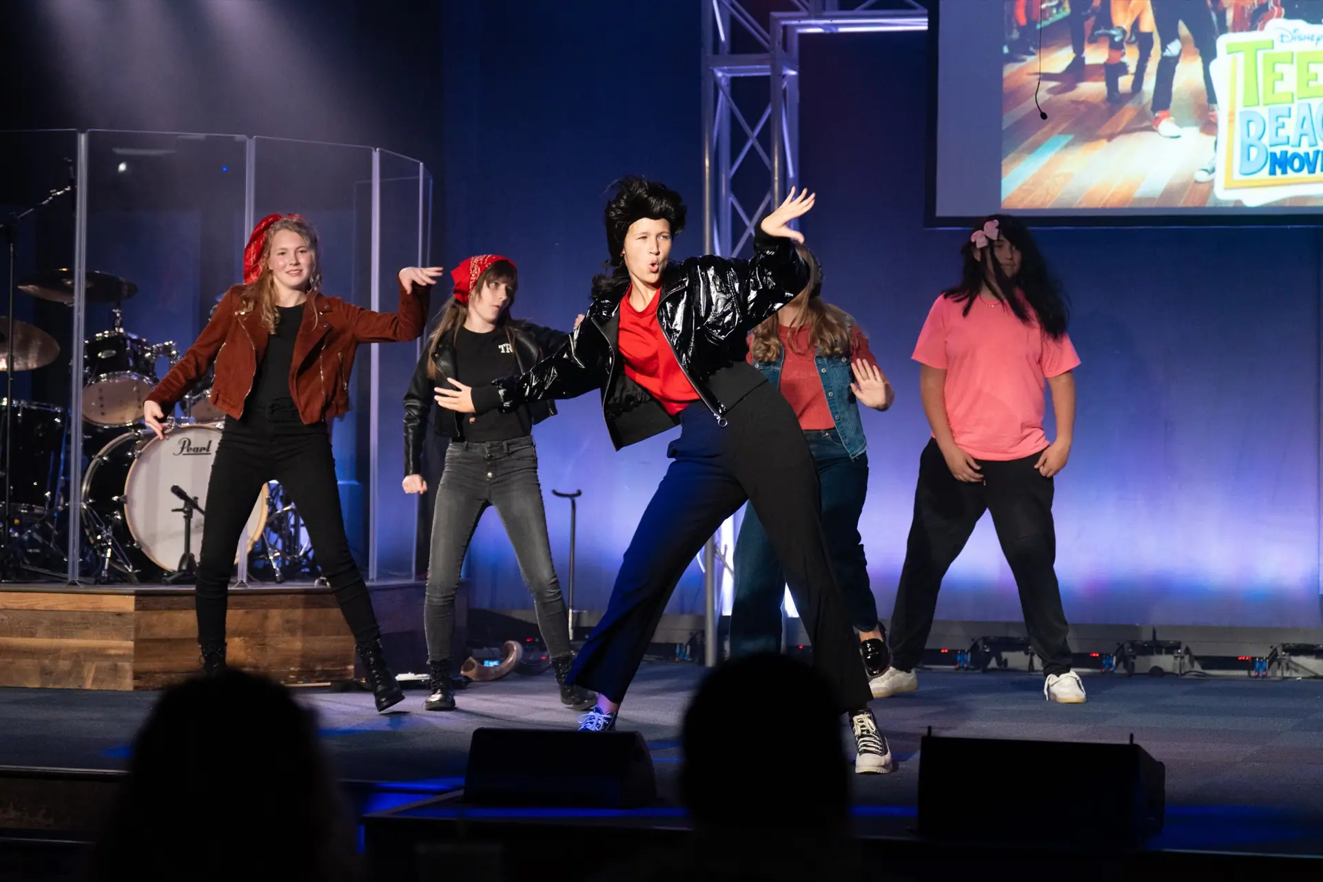 The Line Youth performing on stage