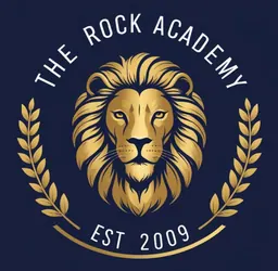 The Rock Academy crest